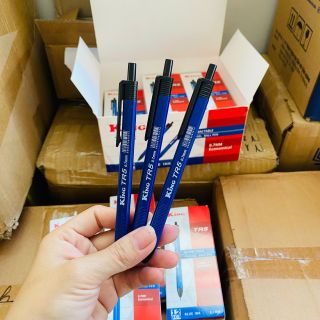 HỘP 12 CÂY BÚT BI BẤM KING TR5 MỰC XANH ĐỀU MỰC, VIẾT ÊM TRƠN 062 - LADY'S PASSION