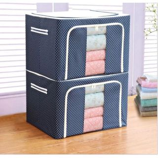 TỦ ĐỰNG QUẦN ÁO KHUNG SẮT 66L