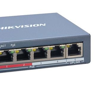 Switch mạng thông minh 4 cổng PoE Gigabit HIKVISION DS-3E1505P-EI/M