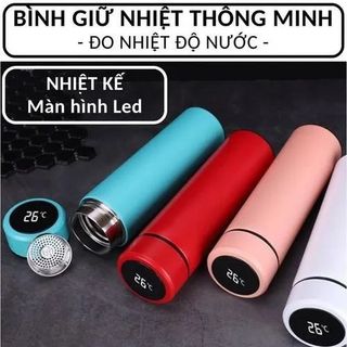BÌNH GIỮ NHIỆT INOX 500ML BÁO NHIỆT ĐỘ