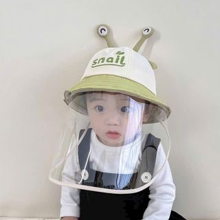 Mũ vành hình mắt ốc sên kèm chắn giọt kéo khoá cho bé trai bé gái