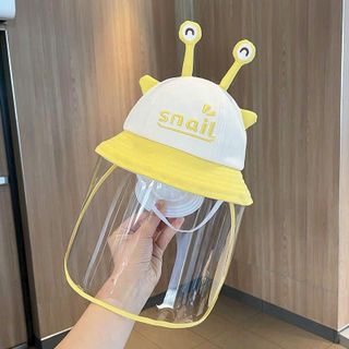 Mũ vành hình mắt ốc sên kèm chắn giọt kéo khoá cho bé trai bé gái