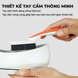 Bàn chải đánh giày, cây cọ giày đa năng cầm tay nhỏ gọn tiện lợi