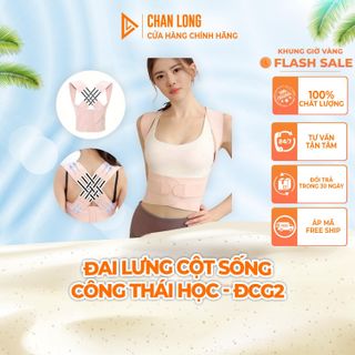 Đai Chống Gù Lưng Cao Cấp Công Thái Học, Hỗ Trợ Định Hình Cột Sống, Cong Vẹo Cột Sống - ĐCG2