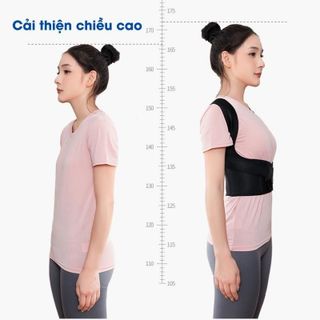 Đai Chống Gù Lưng Cao Cấp Công Thái Học, Hỗ Trợ Định Hình Cột Sống, Cong Vẹo Cột Sống - ĐCG2