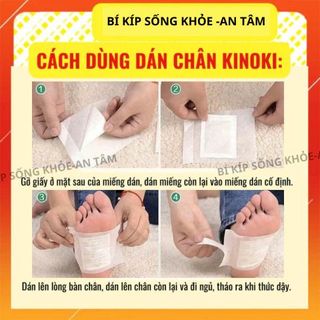 HỘP 10 MIẾNG DÁN CHÂN THẢI ĐỘC KINOKI