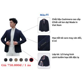 Blazer chất Cashmere màu 11