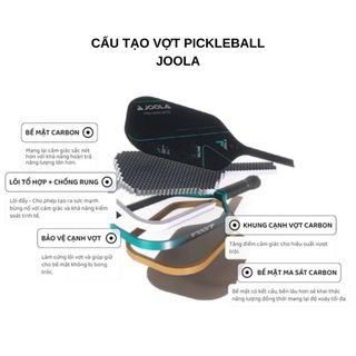 [CHÍNH HÃNG] Vợt Pickleball Joola Hyperion 3s 16mm Cacbon Mặt Nhám , Siêu Nhẹ - Tặng Kèm 2 Quả Bóng + 1 Túi Vợt