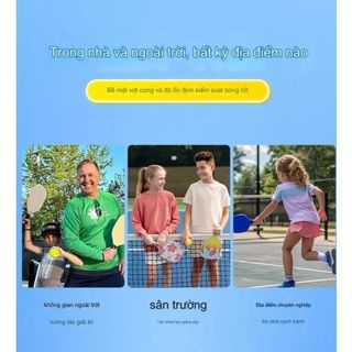 Vợt Pickleball Trẻ Em Họa Tiết Hoạt Hình Đa Dạng Thích Thú Cho Trẻ, Tặng Kèm Bóng + Túi Đựng Vợt | CHANLONG