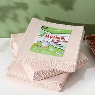 Khăn Sơ Mướp 2 Mặt Thấm Hút Dầu Tốt Dày Dặn, Khăn Lau Đa Năng An Toàn
 1 tệp (10 c )