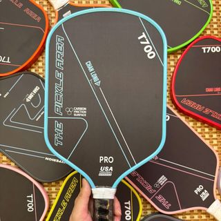 [TẶNG CUỐN CÁN] Vợt Pickleball T700 Pro Chính Hãng CHANLONG Full Carbon 16mm Mặt Nhám Cho Thi Đấu, Luyện Tập, Mới Chơi Công Thủ Toàn Diện