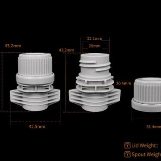 Vòi nhựa PP 20 mm
