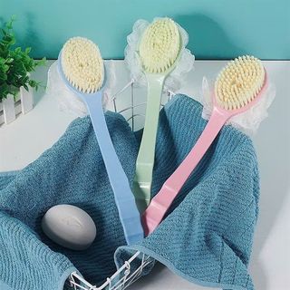 Bàn chải chà lưng kèm bông tắm