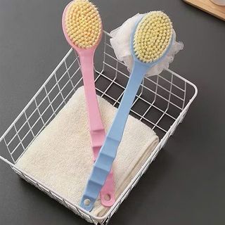 Bàn chải chà lưng kèm bông tắm