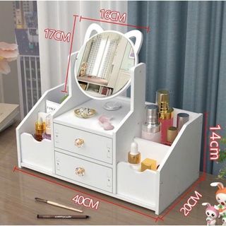 Kệ đựng mỹ phẩm có gường hình mèo