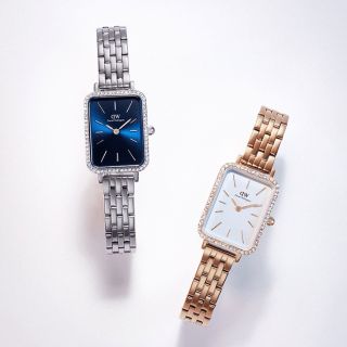 ĐỒNG HỒ NỮ CAO CẤP DANIEL W QUARDO LUMINE BEZEL VIỀN HỘT