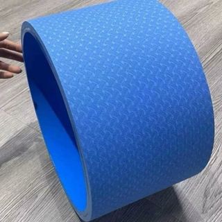 Vòng tập yoga bản to rộng 33cm x 20cm chuyên dụng tập yoga, bền chắc chắn chịu lực lên đến 30kg, massage cổ lưng vài gáy. Ống tròn chuyên dụng tập yoga
