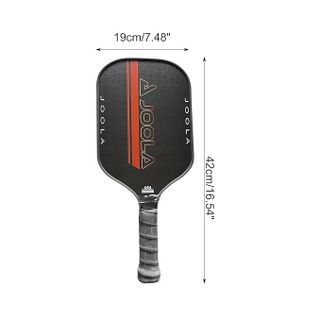 [TẶNG CUỐN CÁN] Vợt Pickleball Joola Black-O 16mm Sợi Carbon Tay Cầm Chống Trơn Trượt Mặt Nhám Siêu Nhẹ Cho Thi Đấu, Luyện Tập, Mới Chơi