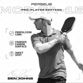 [TẶNG CUỐN CÁN] Vợt Pickleball Joola Perseus 16mm Mod TA-15 Pro Player Edition Mặt Nhám Siêu Nhẹ Cho Thi Đấu, Luyện Tập, Mới Chơi