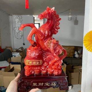 [Cao 30cm] Mã nạp cống phẩm phong thủy chiêu tài lộc may mắn Decor Decor Phòng Trang Trí Nhà Phòng Khách Trang Trí