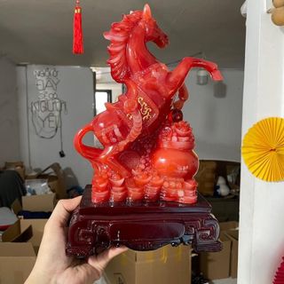 [Cao 30cm] Mã nạp cống phẩm phong thủy chiêu tài lộc may mắn Decor Decor Phòng Trang Trí Nhà Phòng Khách Trang Trí