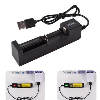 Bộ Sạc Pin 3.7V ~ 4.2V Dành Cho 18650, 14500, 16340 CÓ LED BÁO TĂNG CÓC