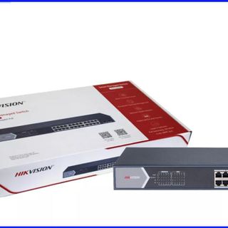 Switch mạng thông minh 24 cổng PoE Gigabit HIKVISION DS-3E1526P-EI/M