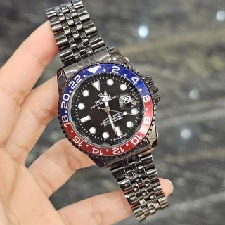 Đồng hồ R0lex nam pepsi thép máy pin