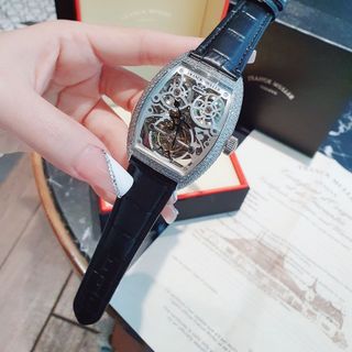 ĐỒNG HỒ NAM SIÊU CẤP FRANZ MULER MÁY LỘ CƠ MẶT VIỀN ĐÁ NHỎ