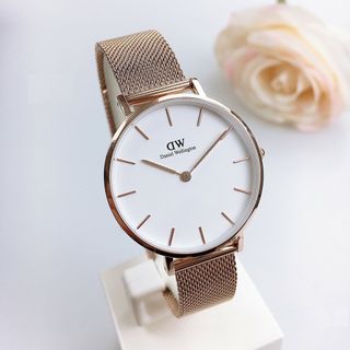Đồng hồ DW dây thép lụa