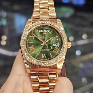 Đồng hồ R0lex pin cọc la mã 2 lịch