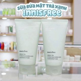 Sữa rửa mặt InnisfreeGreen Tea Hydrating Amino Acid Cleansing Foam-150ml