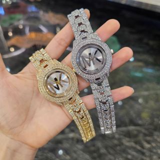 Đồng hồ MK nữ thép đính đá