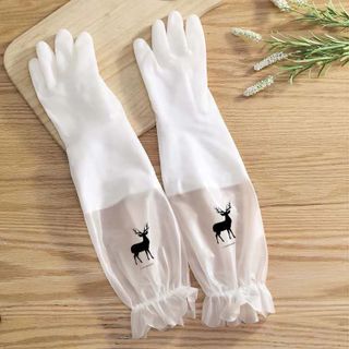 GĂNG TAY CAO SU HÌNH HƯƠU LOẠI DÀI