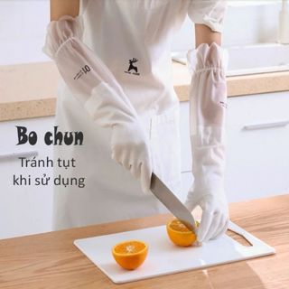 GĂNG TAY CAO SU HÌNH HƯƠU LOẠI DÀI