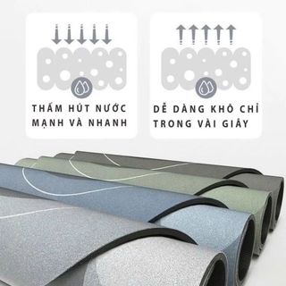 SET 2 THẢM LAU CHÂN NHÀ BẾP SILICON