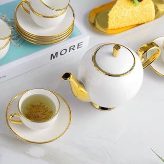 BỘ BÌNH TRÀ SANG TRỌNG VIỀN VÀNG