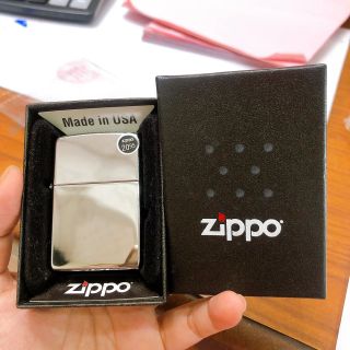 BẬT LỬA ZIPPO BẠC XỊN MADE IN USA