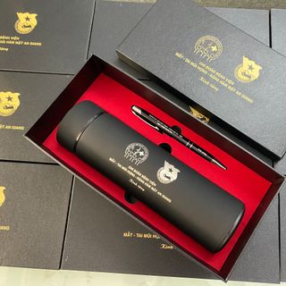 Quà Tặng Bình Giữ Nhiệt,Bút Ký khắc logo Doanh Nghiệp