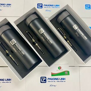 Quà Tặng Bình Giữ Nhiệt,Bút Ký khắc logo Doanh Nghiệp