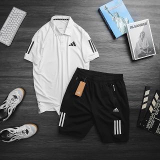 Set das thun poly 2 da trơn láng co giãn 4c, 3 túi khoá kéo. Size : m l xl 2xl 3xl /12221/8 set 5 màu / ri 40 set