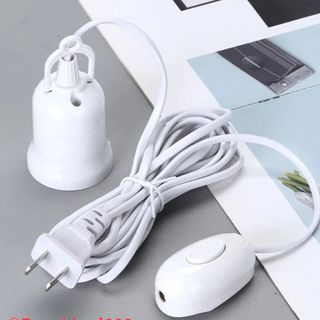 ĐUI ĐÈN CÓ CÔNG TẮC E27 DÂY DÀI 5M