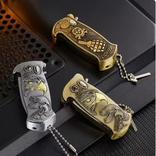 DAO GẤP GỌN KIÊM BẬT LỬA 3 TRONG 1