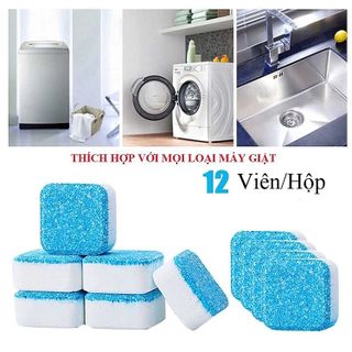 HỘP 12 VIÊN TẨY VỆ SINH LỒNG MÁY GIẶT