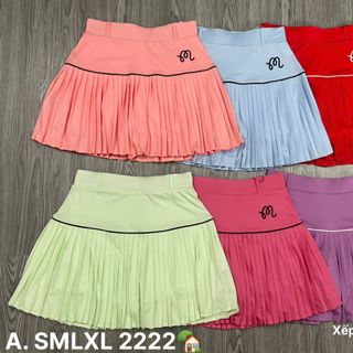 Váy Xếp Ly Malbon Xinh Xắn Size s m l xl Ri 2222 Tách nửa ri được Chốt đơn ib e nha