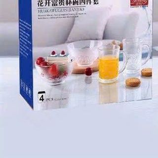 sét 2 bát 2 cốc 350ml, 260ml ( THÙNG 24B )