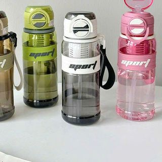 Bình nhựa sport đai cao su 800ml ( THÙNG 60C )