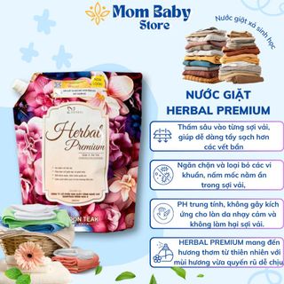 NƯỚC GIẶT XẢ SINH HỌC HERBAL PREMIUM HƯƠNG NƯỚC HOA PHÁP