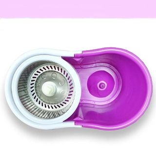 BỘ CÂY LAU NHÀ XOAY 360 ĐỘ MÂM INOX