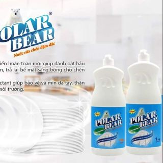 [Chính Hãng] Nước Rửa Chén Polar Bear 3.6kg – Ít Bọt, Sạch Dầu Mỡ, Dịu Da Tay, Tiết Kiệm